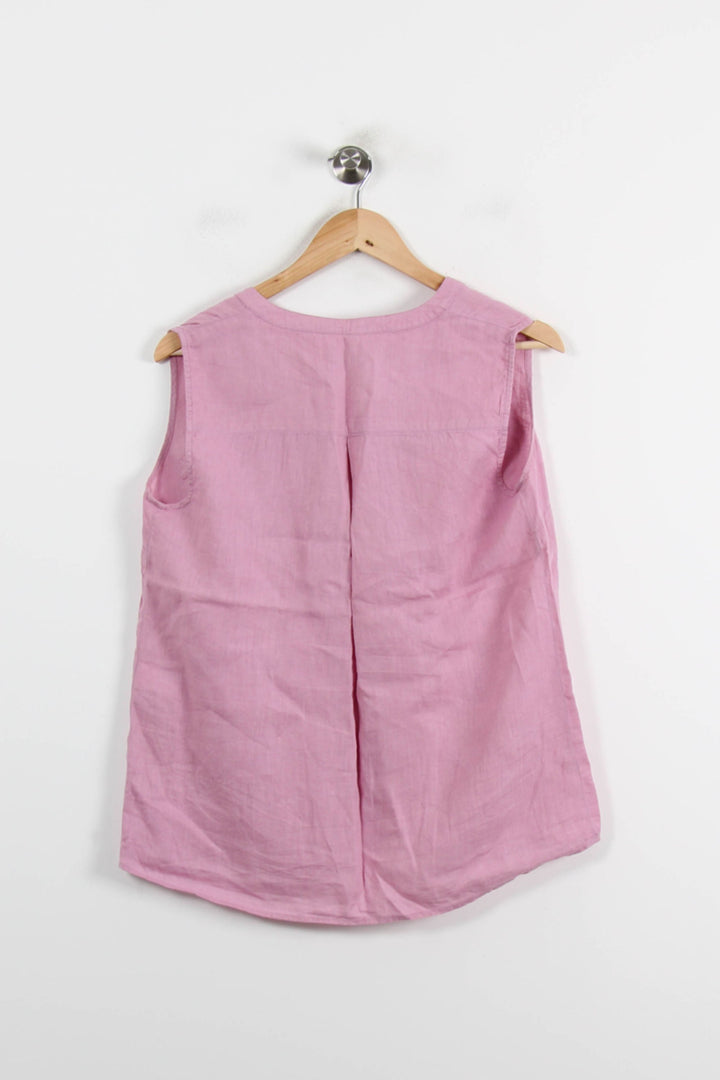 Chemise Sans Manches Rose - Taille M/38 de la marque Caroll | PARAD66031 - Vendu par Paradigme - Image 4