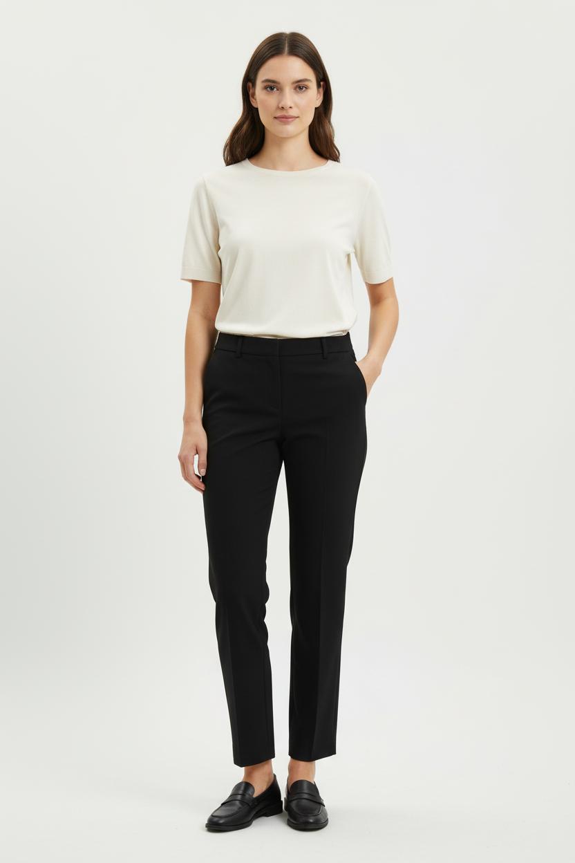 Pantalon De Tailleur Noir - Taille S/36 de la marque Maison 123 | PARAD66045 - Vendu par Paradigme - Image 1
