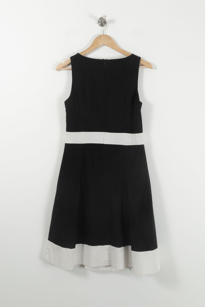 Robe Midi Noire et Blanche - Taille M/38 de la marque Maison 123 | PARAD66047 - Vendu par Paradigme - Image 4