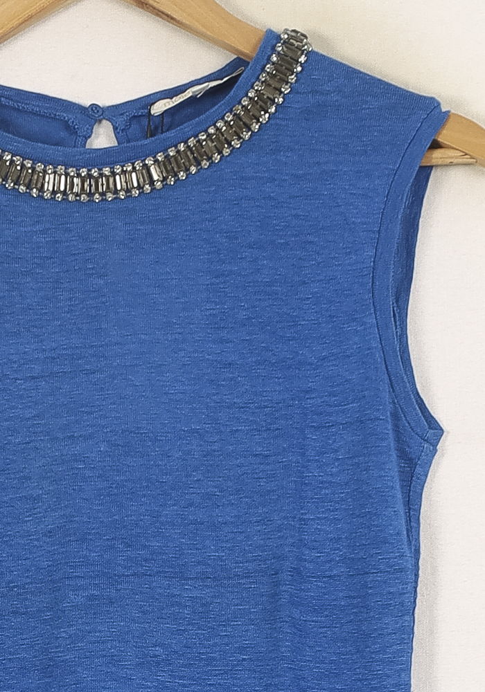 Débardeur Bleu - Taille M/38 de la marque Maje | PARAD66054 - Vendu par Paradigme - Image 3
