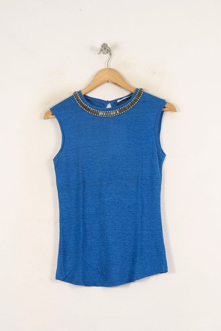 Débardeur Bleu - Taille M/38 de la marque Maje | PARAD66054 - Vendu par Paradigme - Image 2