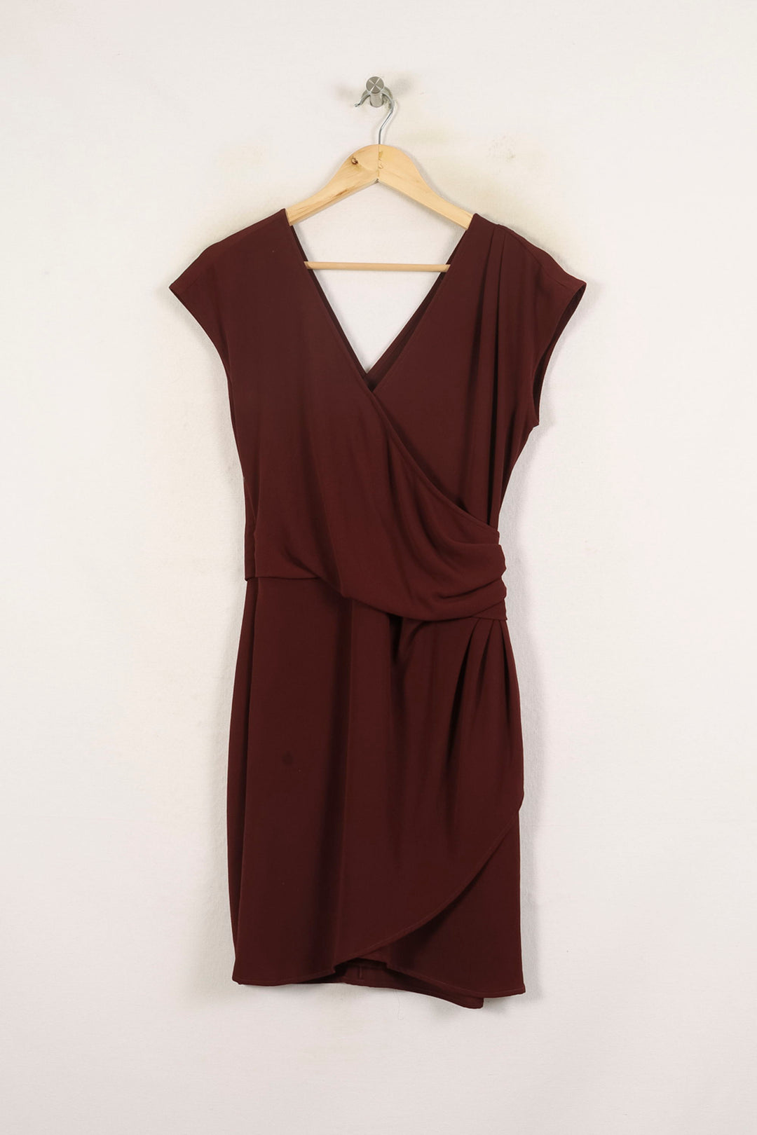 Robe Portefeuille Bordeaux - Taille M/38 de la marque IKKS | PARAD66057 - Vendu par Paradigme - Image 2