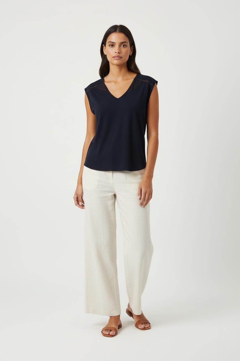 Top Bleu - Taille XS/34 de la marque IKKS | PARAD66060 - Vendu par Paradigme - Image 1
