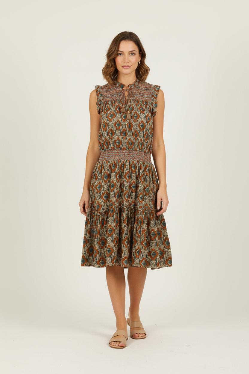 Robe Sans Manches Multicolore - Taille S/36 de la marque Bérénice | PARAD66062 - Vendu par Paradigme - Image 1