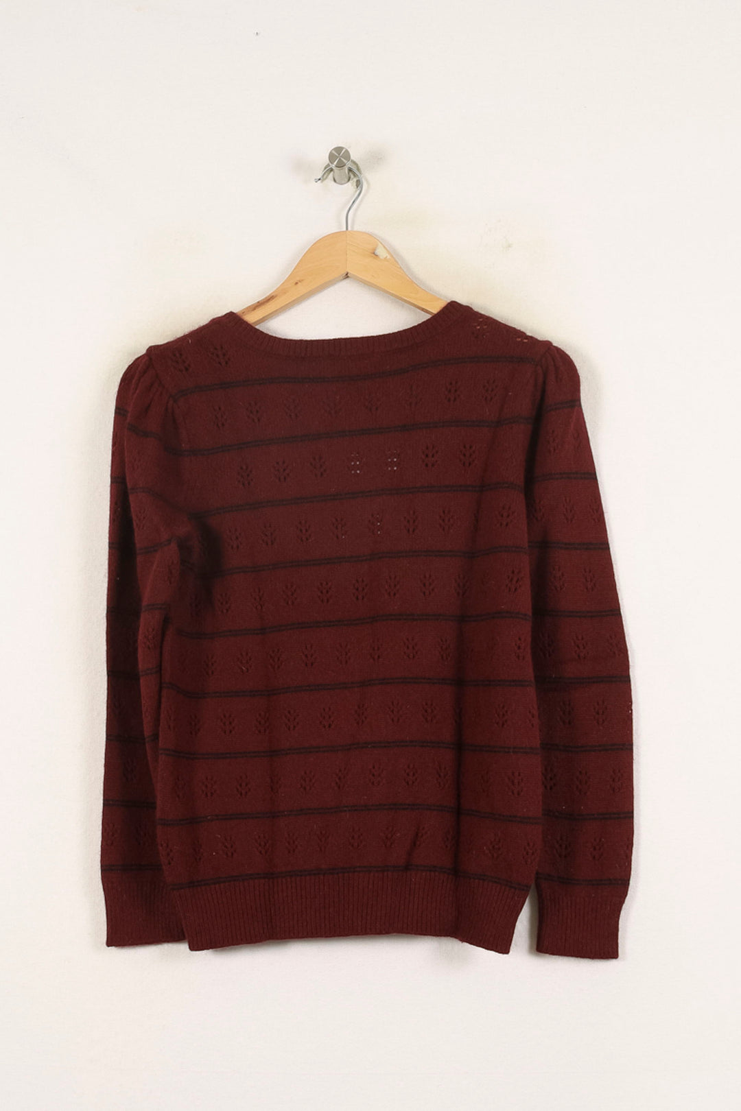 Pull Bordeaux - Taille M/38 de la marque Claudie Pierlot | PARAD66068 - Vendu par Paradigme - Image 4