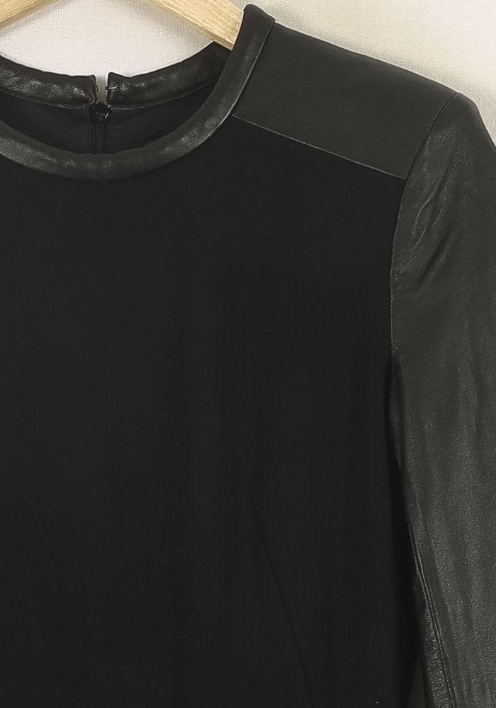 Robe Midi Noire - Taille M/38 de la marque The Kooples | PARAD66077 - Vendu par Paradigme - Image 3
