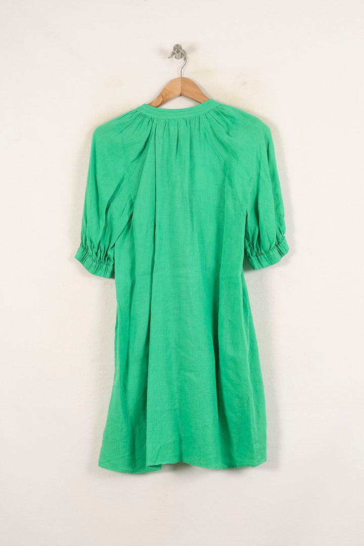 Robe Midi Verte - Taille S/36 de la marque Maison 123 | PARAD66078 - Vendu par Paradigme - Image 4
