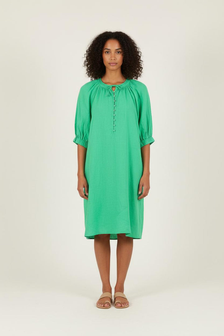 Robe Midi Verte - Taille S/36 de la marque Maison 123 | PARAD66078 - Vendu par Paradigme - Image 1