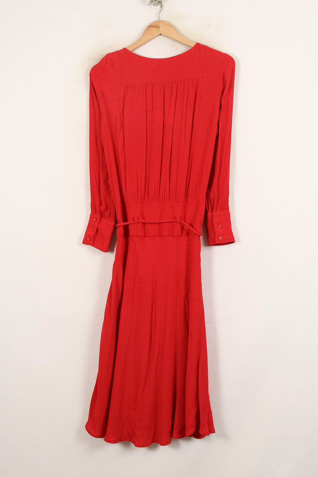 Robe Longue Rouge - Taille S/36 de la marque ba&sh | PARAD66080 - Vendu par Paradigme - Image 4