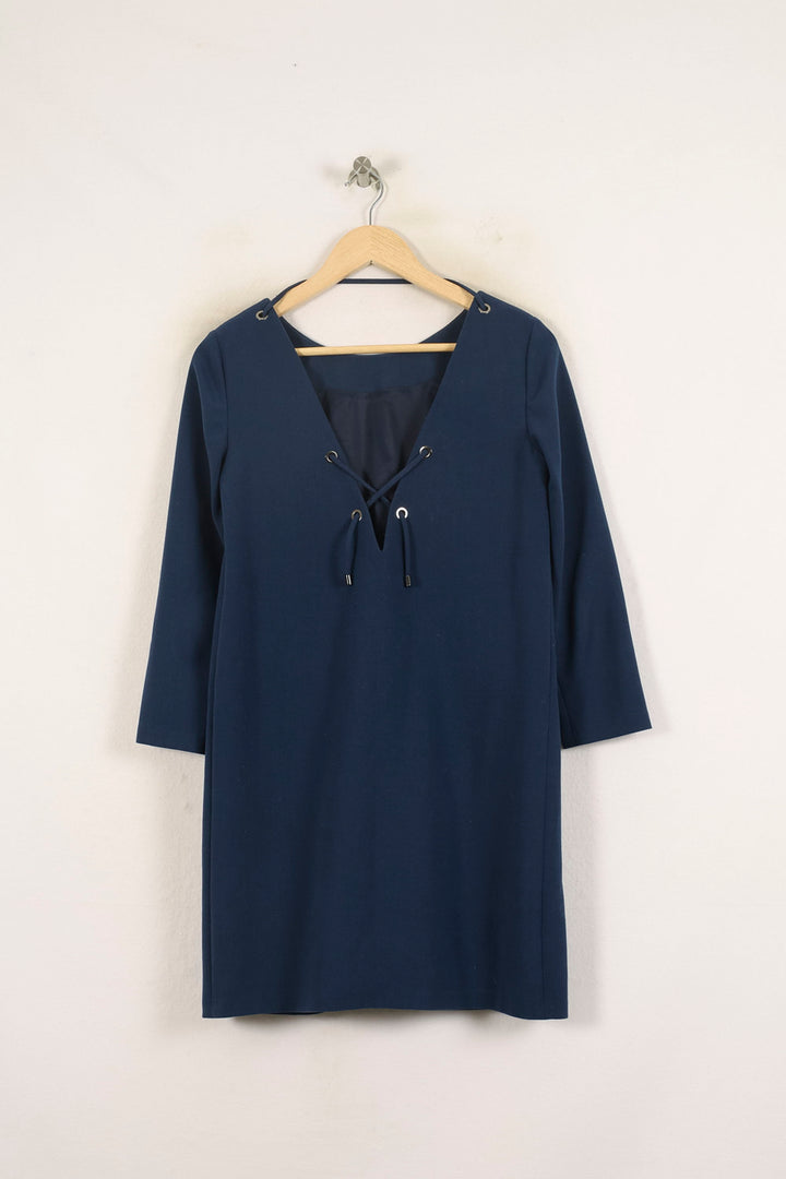 Robe Droite Bleue - Taille S/36 de la marque ba&sh | PARAD66081 - Vendu par Paradigme - Image 2
