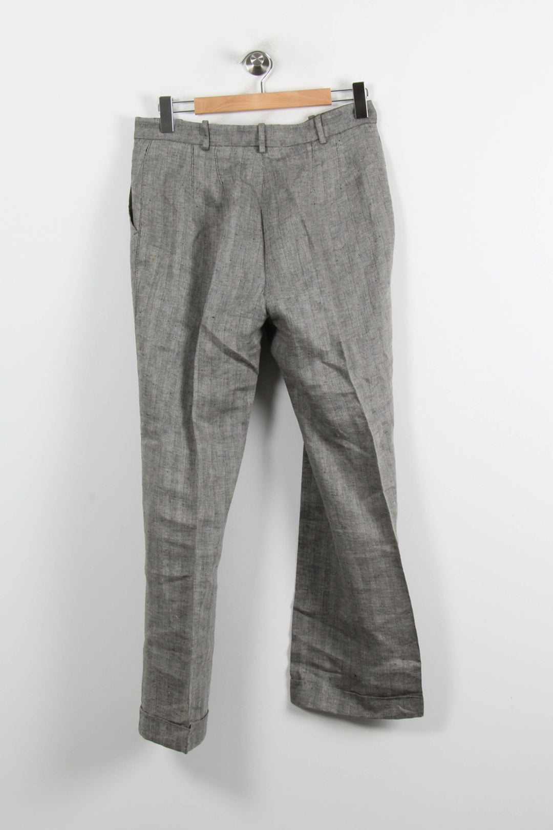 Pantalon Gris - Taille XXL/44 de la marque Max Mara | PARAD66085 - Vendu par Paradigme - Image 4