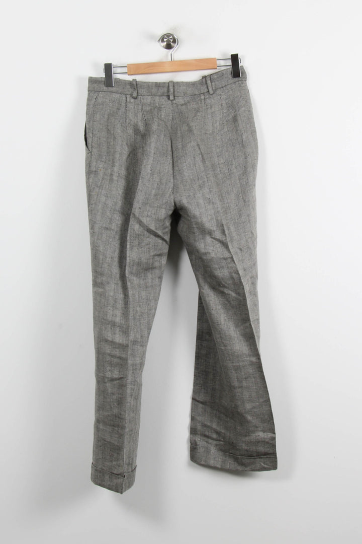 Pantalon Gris - Taille XXL/44 de la marque Max Mara | PARAD66085 - Vendu par Paradigme - Image 4