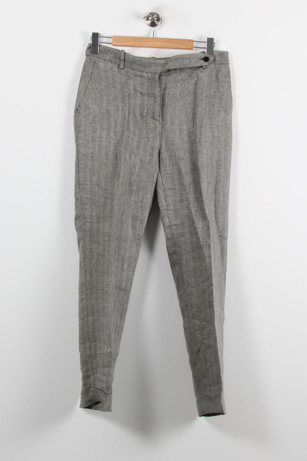 Pantalon Gris - Taille XXL/44 de la marque Max Mara | PARAD66085 - Vendu par Paradigme - Image 2