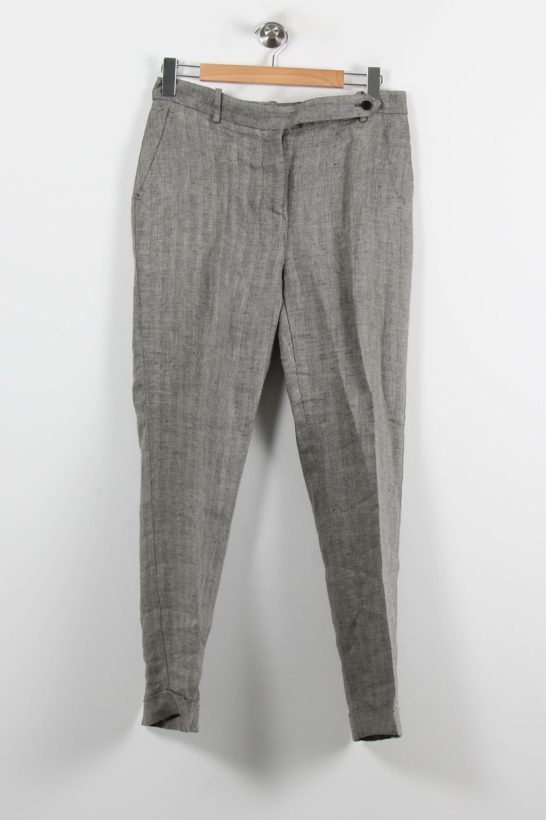 Pantalon Gris - Taille XXL/44 de la marque Max Mara | PARAD66085 - Vendu par Paradigme - Image 2