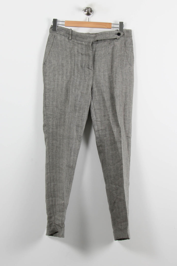 Pantalon Gris - Taille XXL/44 de la marque Max Mara | PARAD66085 - Vendu par Paradigme - Image 2