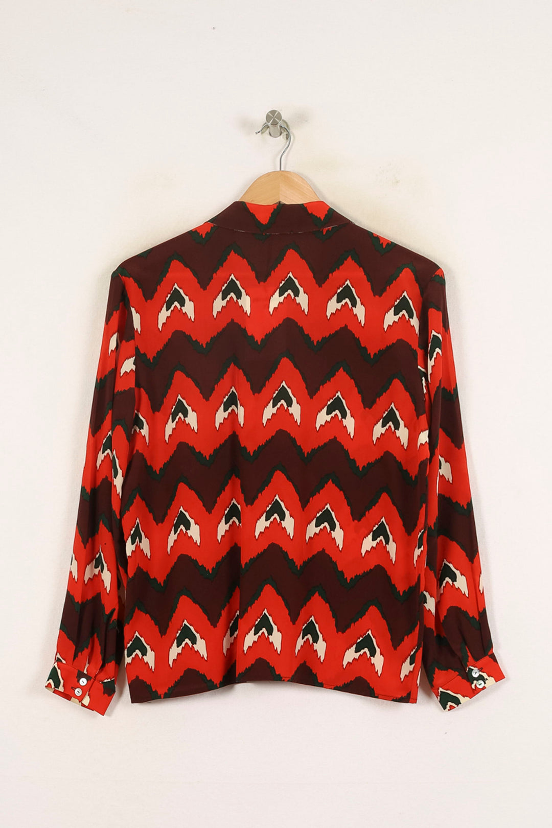 Chemise Rouge et Marron - Taille XS/34 de la marque ba&sh | PARAD66087 - Vendu par Paradigme - Image 4