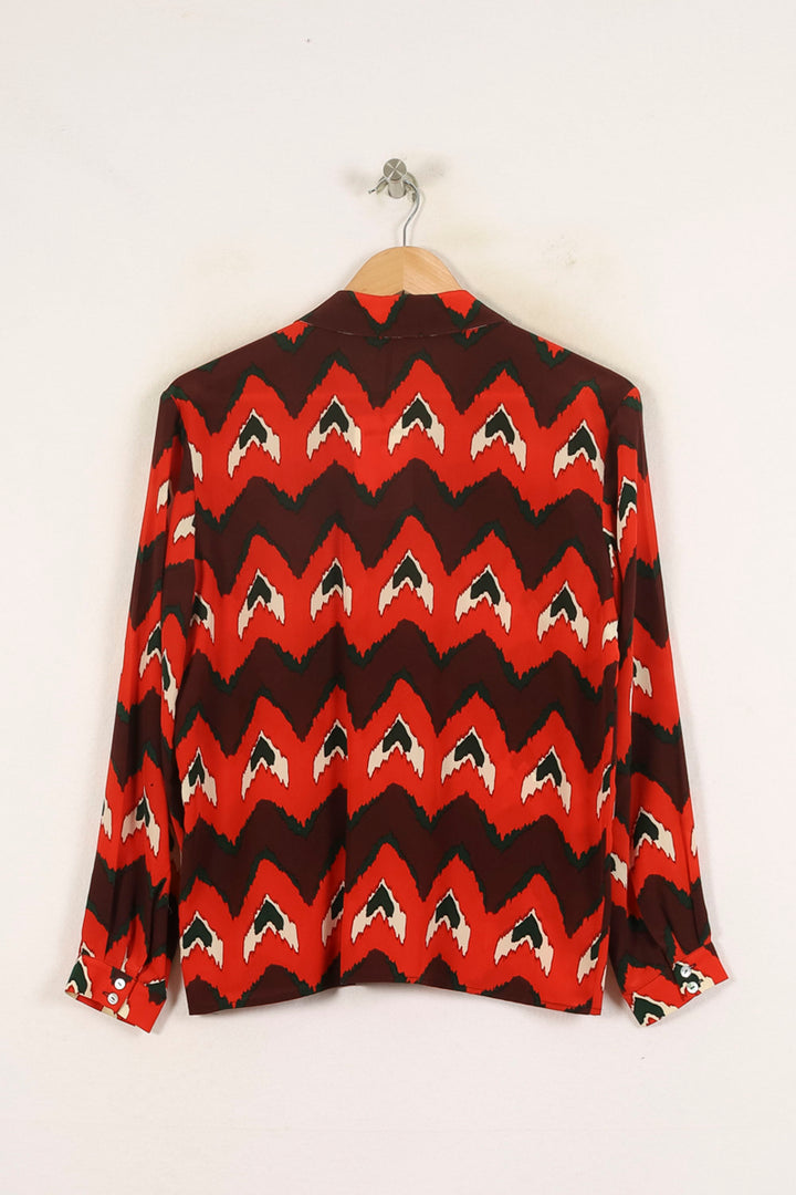 Chemise Rouge et Marron - Taille XS/34 de la marque ba&sh | PARAD66087 - Vendu par Paradigme - Image 4