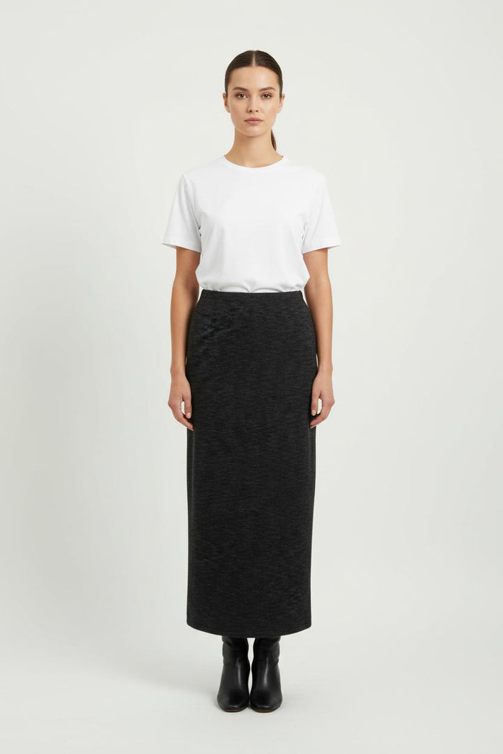 Jupe Longue Grise - Taille XXL/44 de la marque Weekend Max Mara | PARAD66091 - Vendu par Paradigme - Image 1