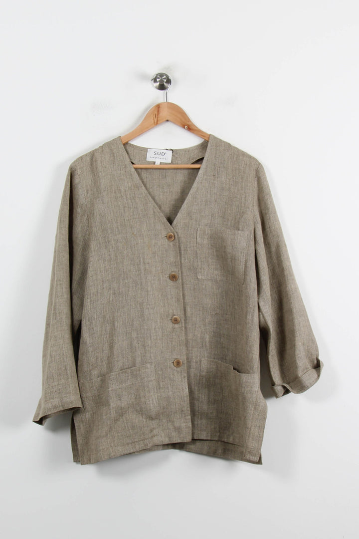 Veste Grise - Taille L/40 de la marque Sud express | PARAD66092 - Vendu par Paradigme - Image 2