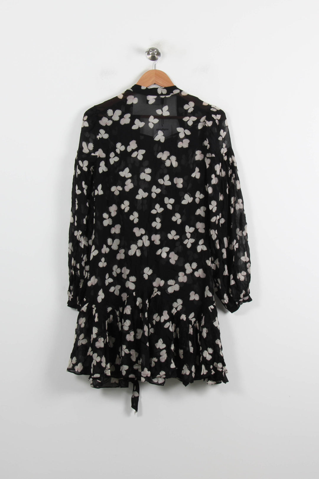 Robe Midi Noire et Blanche - Taille S/36 de la marque The Kooples | PARAD66094 - Vendu par Paradigme - Image 4