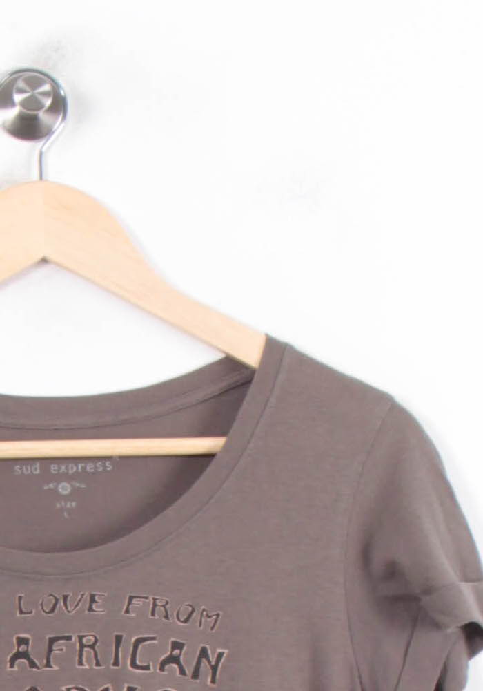Tee-shirt Marron - Taille L/40 de la marque Sud express | PARAD66120 - Vendu par Paradigme - Image 3