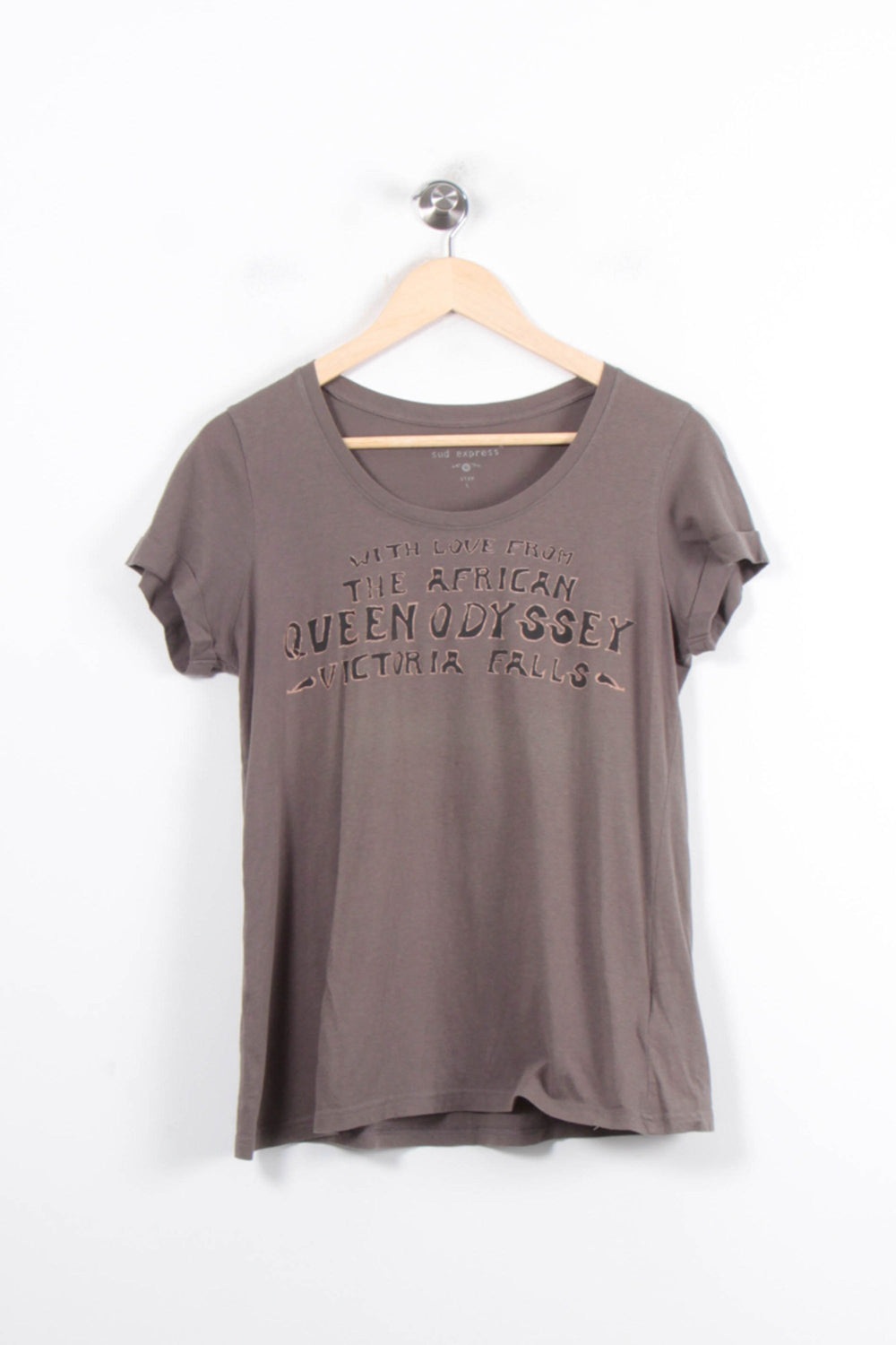 Tee-shirt Marron - Taille L/40 de la marque Sud express | PARAD66120 - Vendu par Paradigme - Image 2