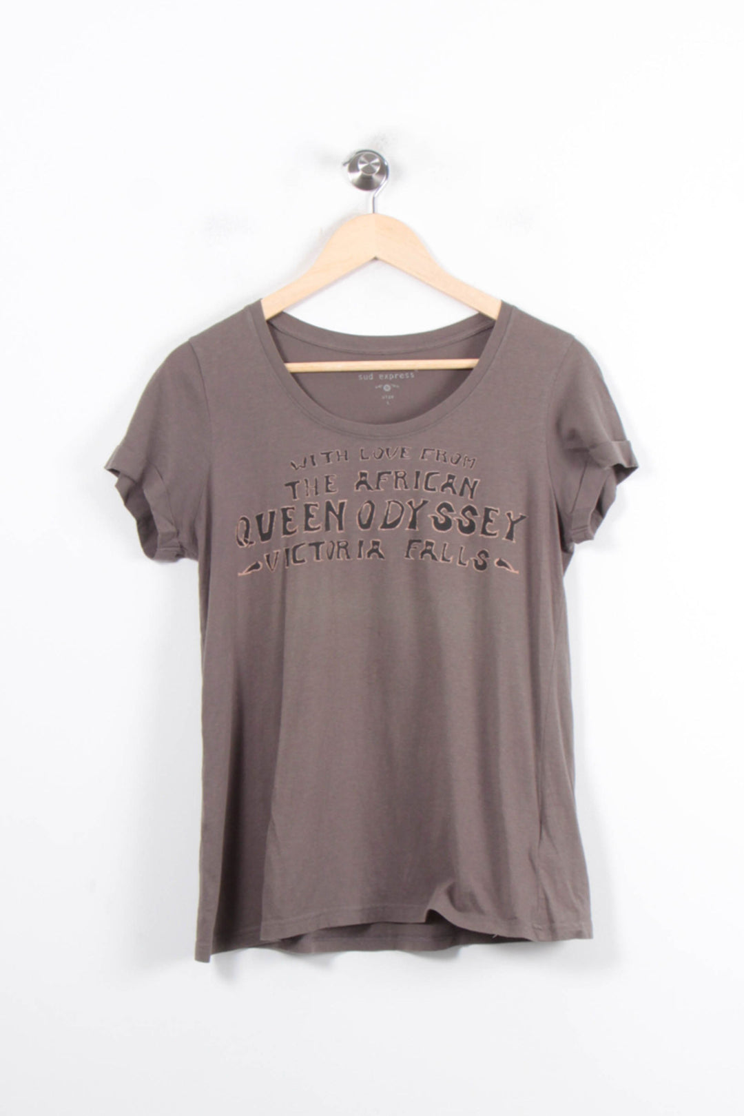 Tee-shirt Marron - Taille L/40 de la marque Sud express | PARAD66120 - Vendu par Paradigme - Image 2
