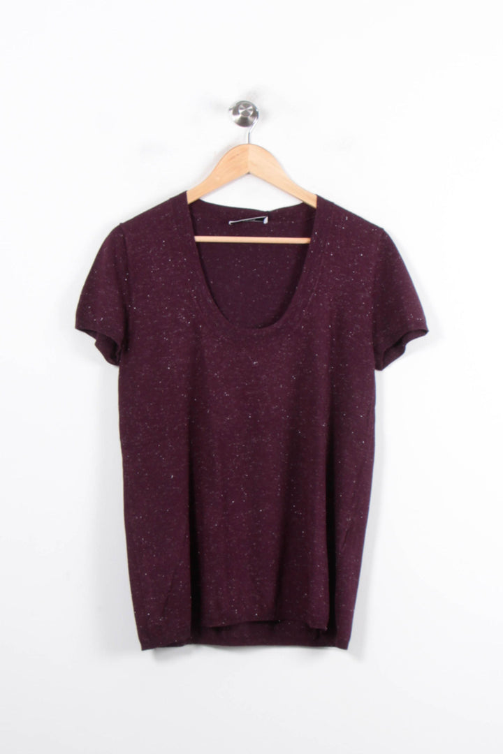 T-shirt Violet - Taille L/40 de la marque ZAPA | PARAD66125 - Vendu par Paradigme - Image 2