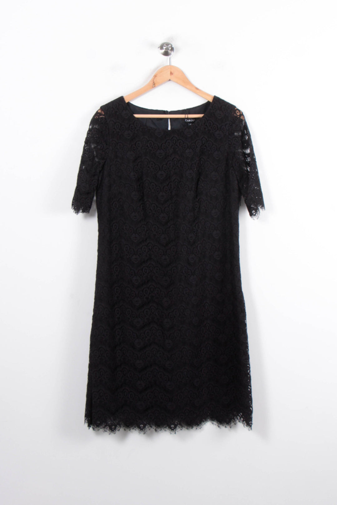 Robe En Dentelle Noire - Taille XXL/44 de la marque Caroll | PARAD66127 - Vendu par Paradigme - Image 2