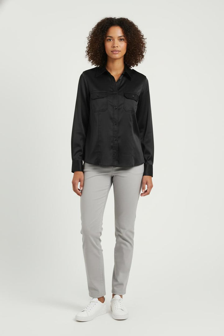 Chemise Noire - Taille L/40 de la marque Gerard Darel | PARAD66140 - Vendu par Paradigme - Image 1