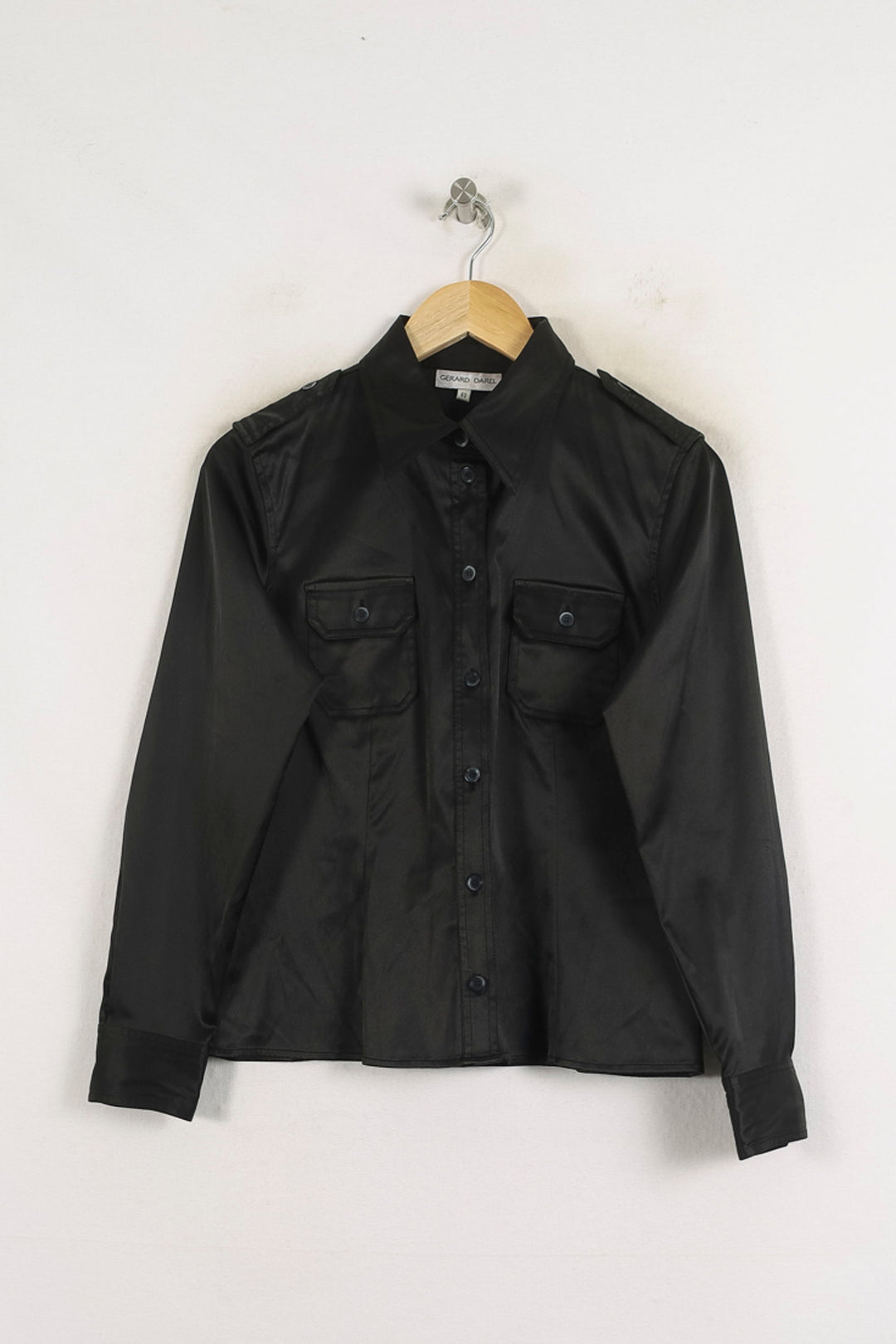 Chemise Noire - Taille L/40 de la marque Gerard Darel | PARAD66140 - Vendu par Paradigme - Image 2