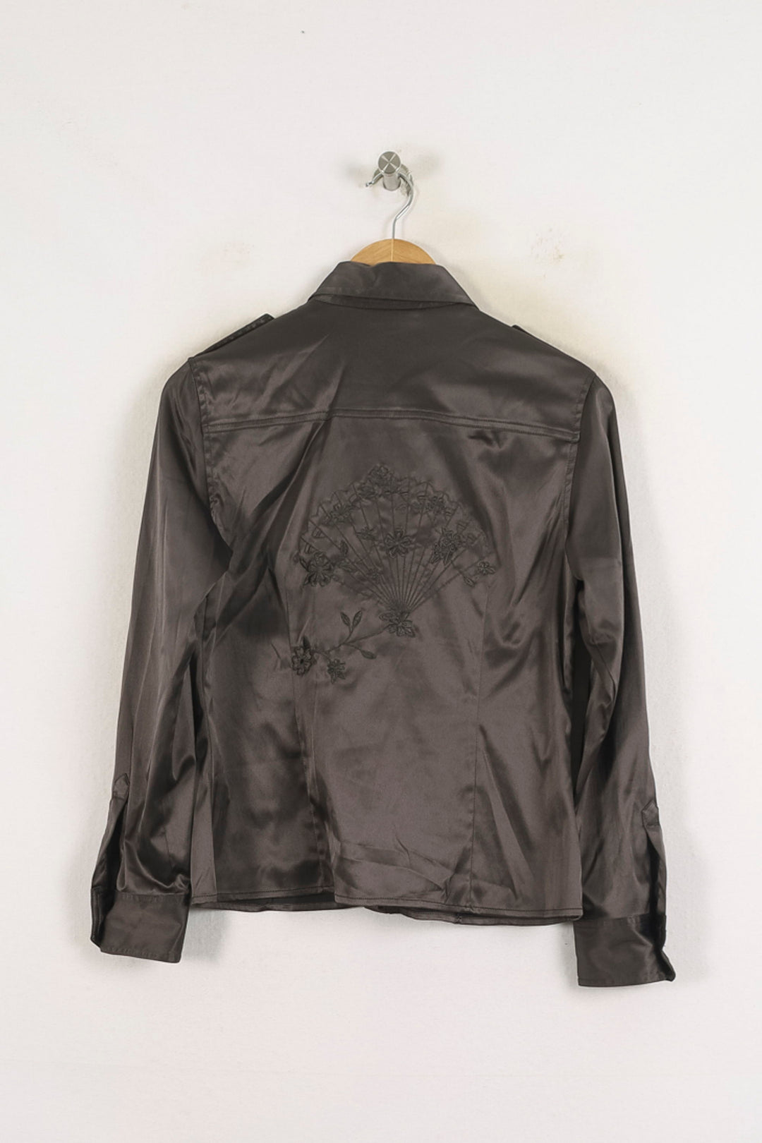 Chemise Grise - Taille L/40 de la marque Gerard Darel | PARAD66144 - Vendu par Paradigme - Image 4