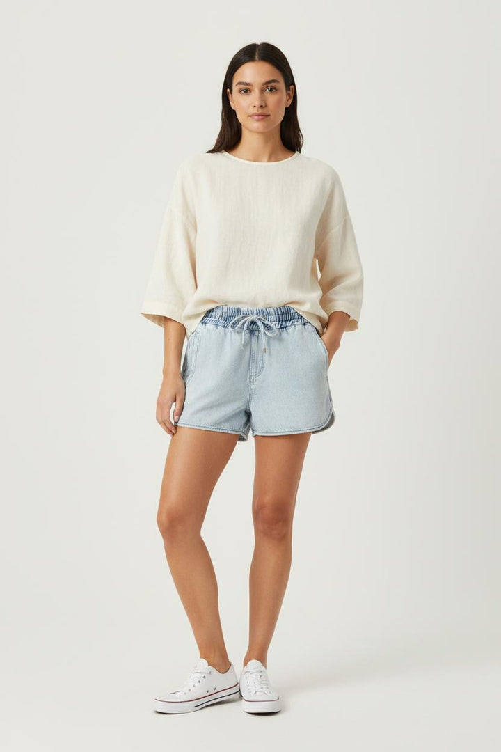 Short en Jean Bleu - Taille XS/34 de la marque Sézane | PARAD66148 - Vendu par Paradigme - Image 1