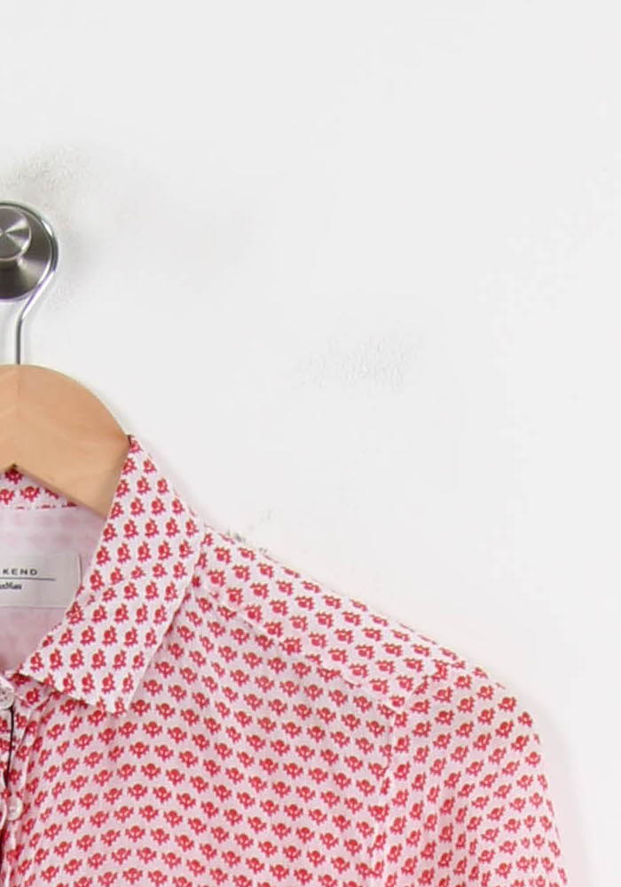 Chemise Blanche et Rouge - Taille L/40 de la marque Weekend Max Mara | PARAD66151 - Vendu par Paradigme - Image 3