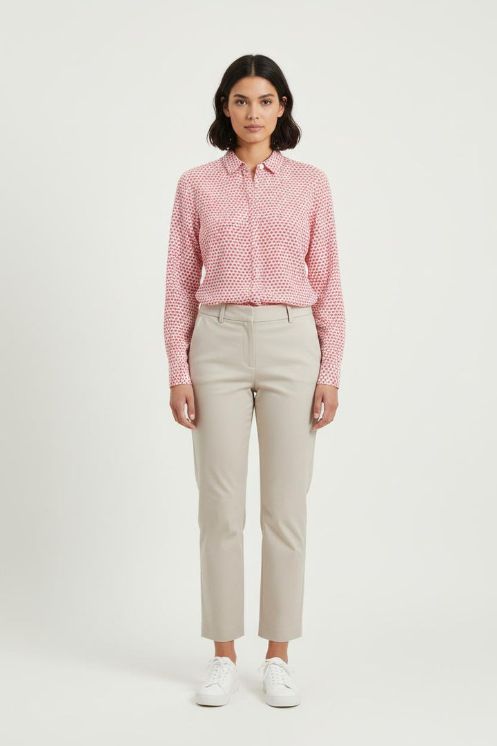 Chemise Blanche et Rouge - Taille L/40 de la marque Weekend Max Mara | PARAD66151 - Vendu par Paradigme - Image 1