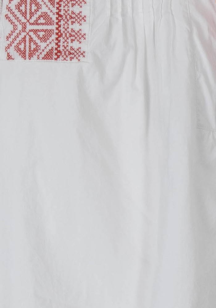 Blouse Blanche et Rouge - Taille M/38 de la marque Weekend Max Mara | PARAD66152 - Vendu par Paradigme - Image 3