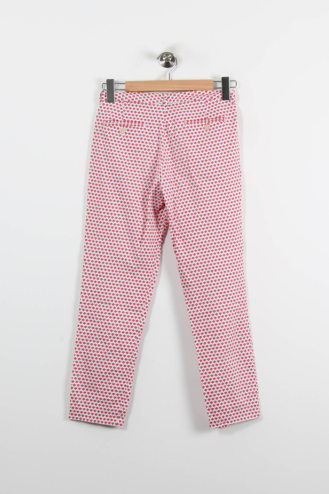 Pantalon Blanc et Rouge - Taille M/38 de la marque Weekend Max Mara | PARAD66153 - Vendu par Paradigme - Image 4