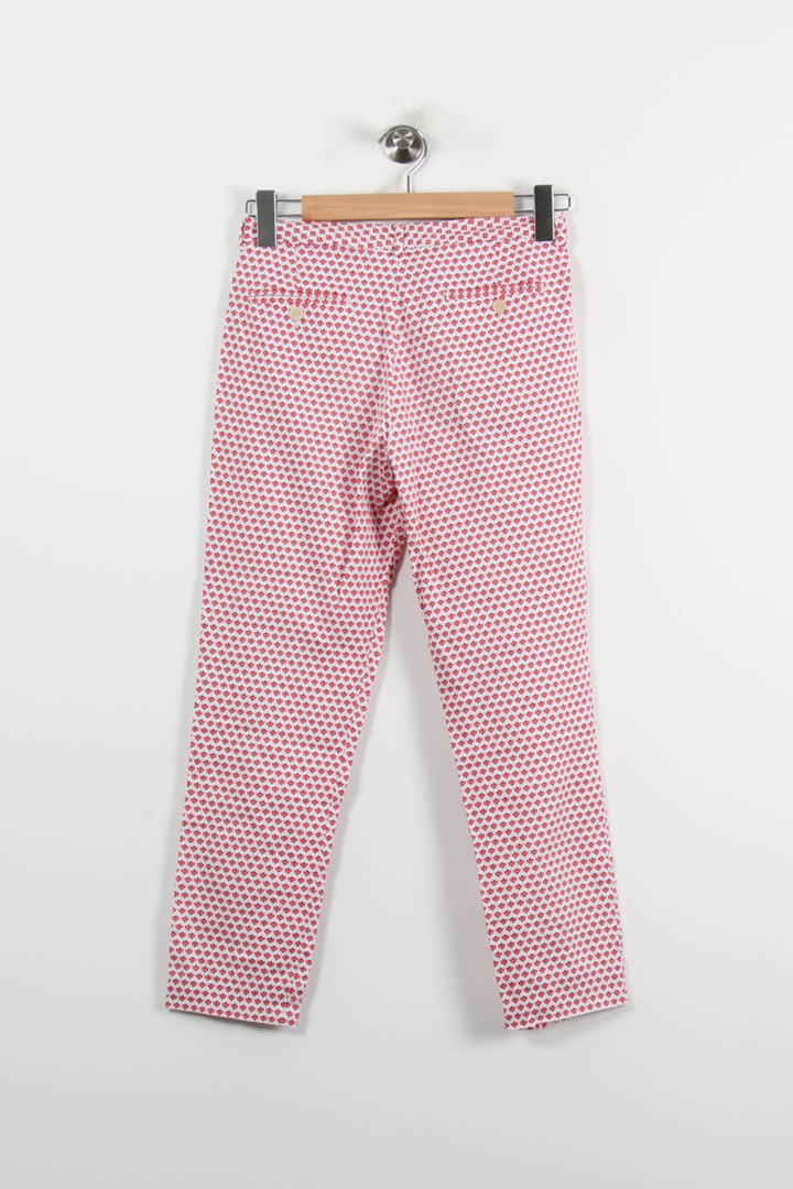 Pantalon Blanc et Rouge - Taille M/38 de la marque Weekend Max Mara | PARAD66153 - Vendu par Paradigme - Image 4