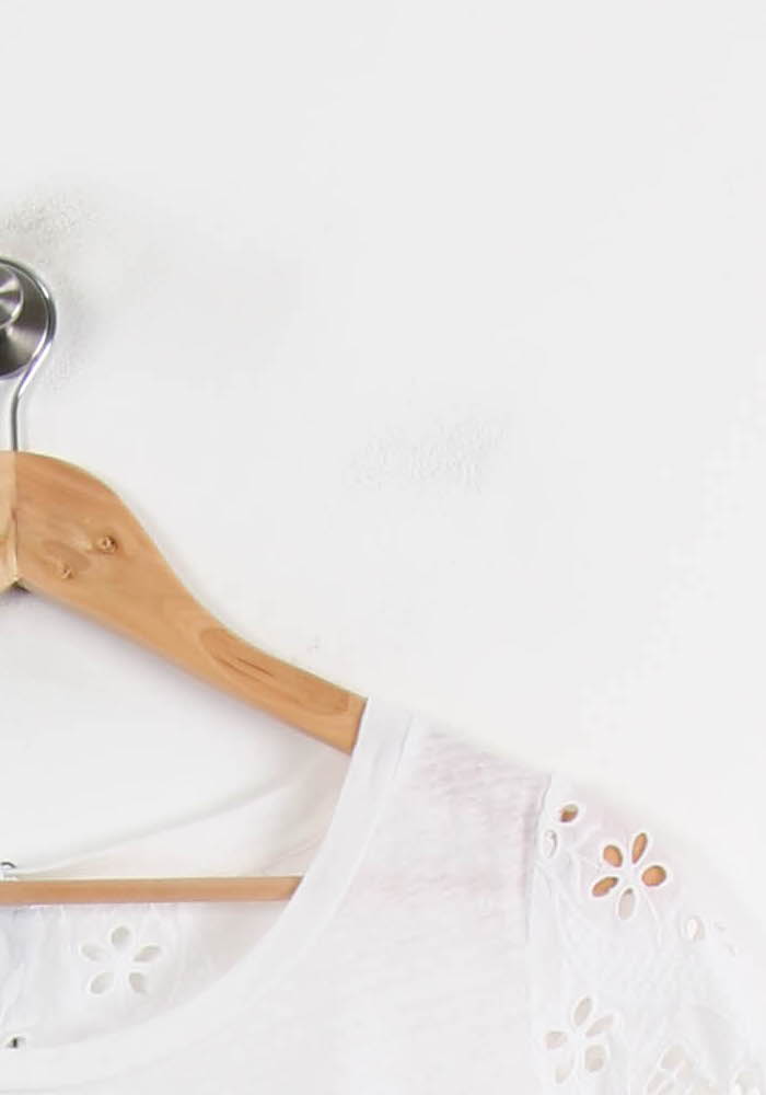 Tee-shirt Blanc - Taille S/36 de la marque Claudie Pierlot | PARAD66163 - Vendu par Paradigme - Image 3