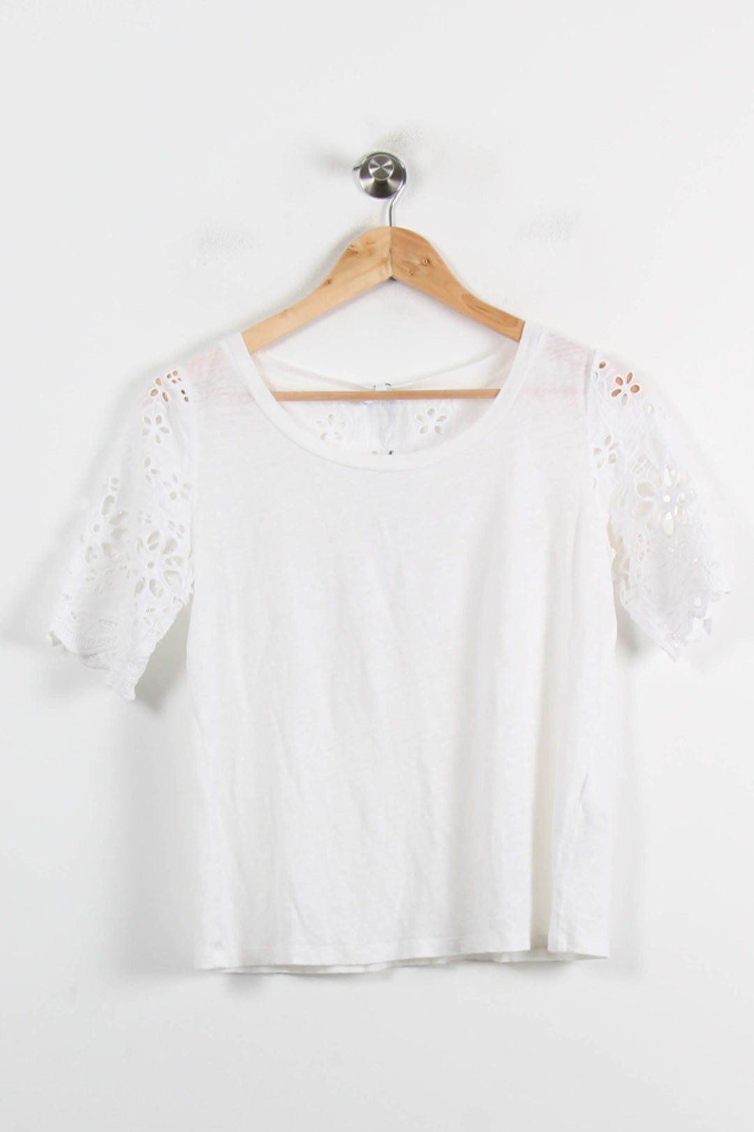 Tee-shirt Blanc - Taille S/36 de la marque Claudie Pierlot | PARAD66163 - Vendu par Paradigme - Image 2