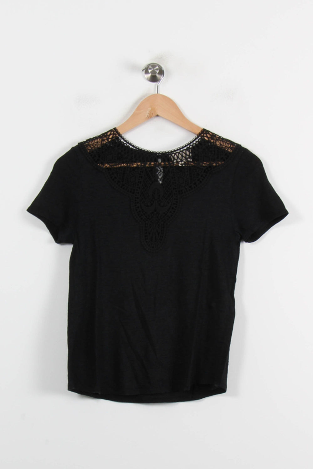 Tee-shirt Noir - Taille XS/34 de la marque Sézane | PARAD66165 - Vendu par Paradigme - Image 2