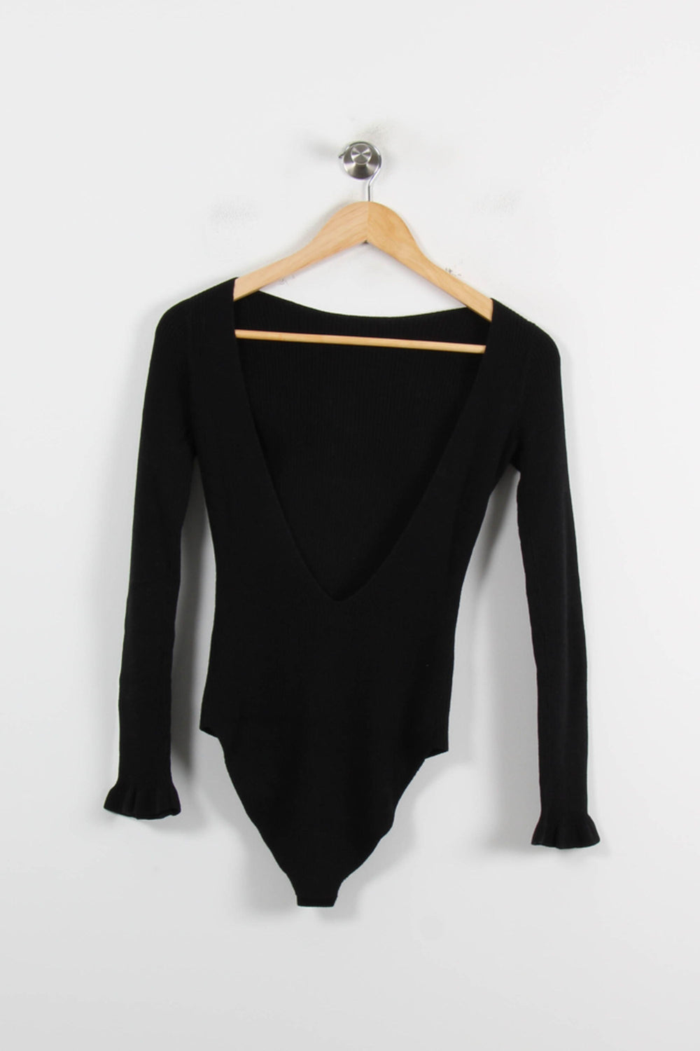 Body Noir - Taille S/36 de la marque Sézane | PARAD66167 - Vendu par Paradigme - Image 2
