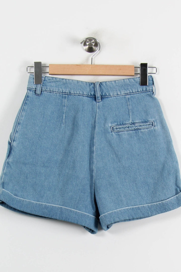 Short en Jean Bleu - Taille XS/34 de la marque Sézane | PARAD66168 - Vendu par Paradigme - Image 4