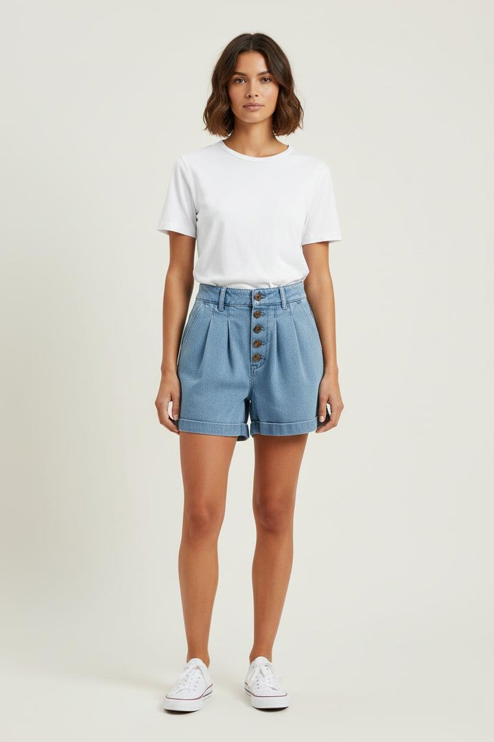 Short en Jean Bleu - Taille XS/34 de la marque Sézane | PARAD66168 - Vendu par Paradigme - Image 1