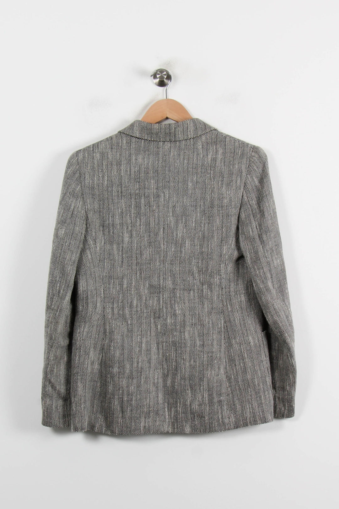 Blazer Gris - Taille S/36 de la marque Max Mara | PARAD66173 - Vendu par Paradigme - Image 4