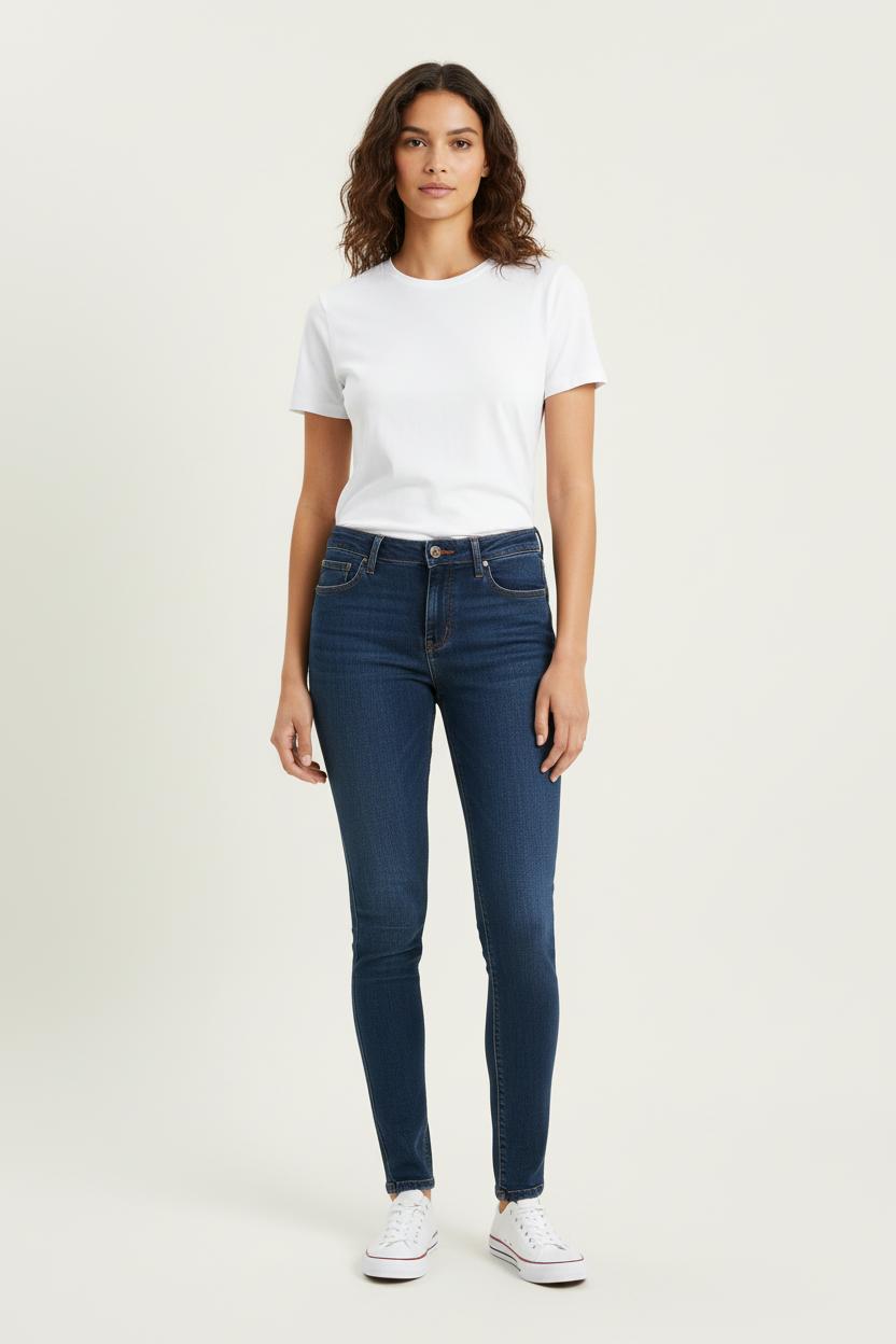 Jean Slim Bleu - Taille S/36 de la marque Sézane | PARAD66174 - Vendu par Paradigme - Image 1