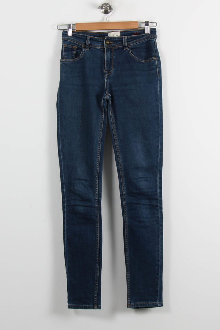 Jean Slim Bleu - Taille S/36 de la marque Sézane | PARAD66174 - Vendu par Paradigme - Image 2