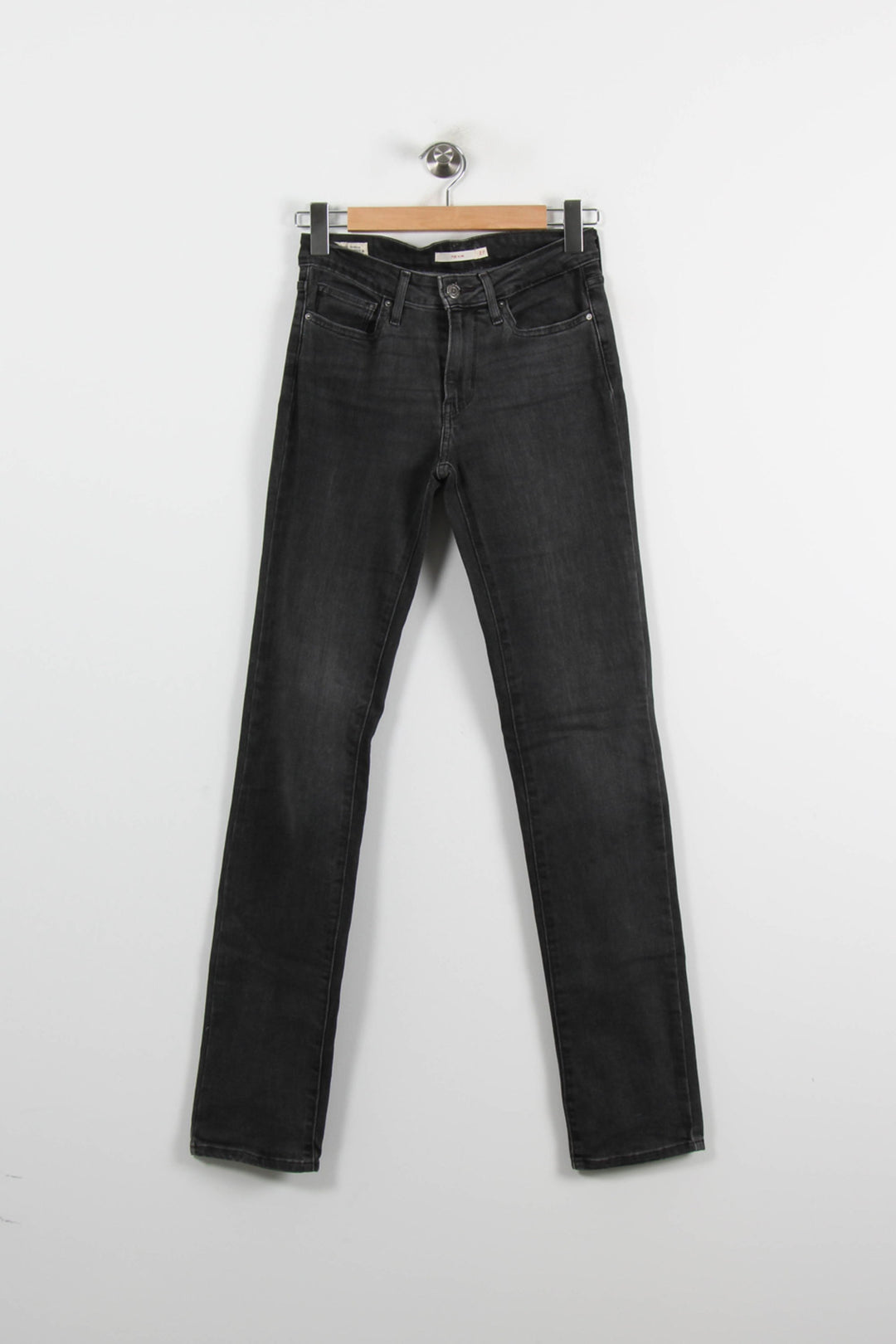 Jean Slim Gris - Taille S/36 de la marque Levi's | PARAD66176 - Vendu par Paradigme - Image 2