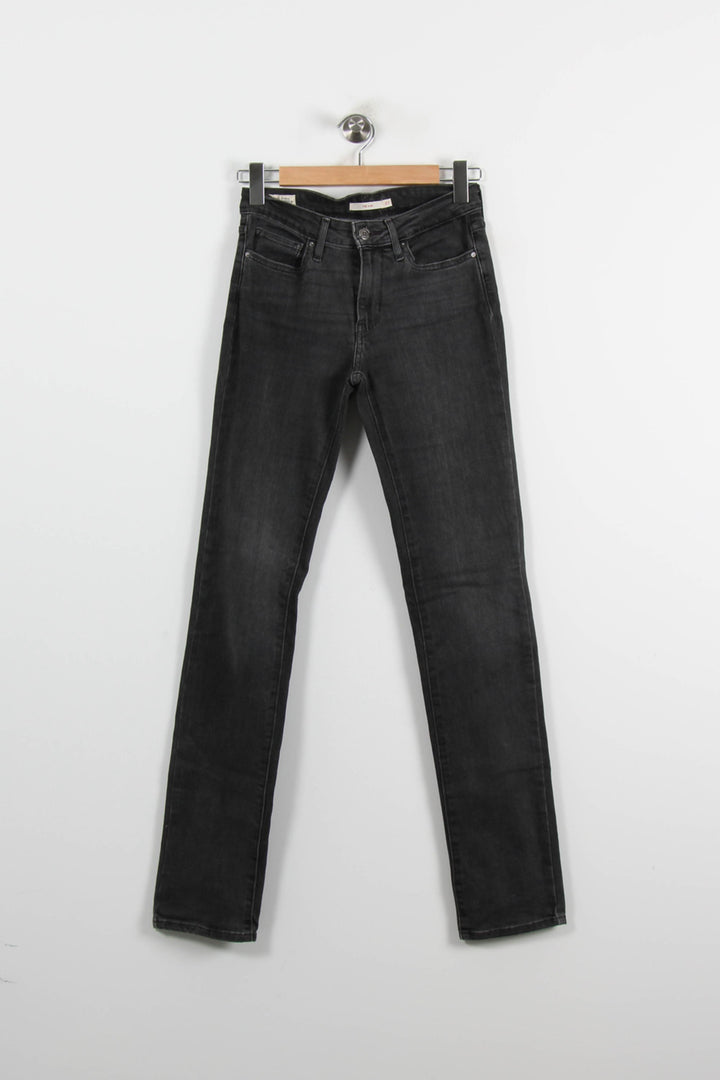 Jean Slim Gris - Taille S/36 de la marque Levi's | PARAD66176 - Vendu par Paradigme - Image 2