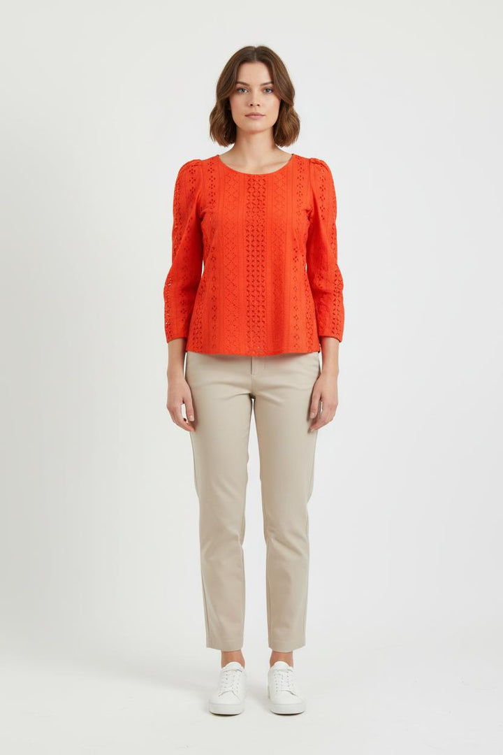 Blouse Rouge - Taille S/36 de la marque Claudie Pierlot | PARAD66177 - Vendu par Paradigme - Image 1